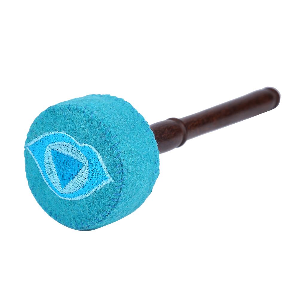 

Handmade Hard Wood Felted Striker Mallet Stick for Tibetan Buddhism Singing Bowl Blue