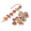 Threading Stringing Game Wooden Lacing Beads Toy Logical Thinking Early Educational Toy for Toddler