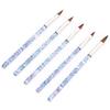 5 stücke Nagel Malerei Zeichnung Pinsel Hause Salon Tragbare DIY Nylon Haar Nail art Pinsel Set