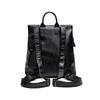 Genuine Leather Women Backpacks Diamond Quilted Daypack Fashion Lock Travelling Commuting Outdoor Backpack Soft Cowhide Backpacks