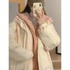 Milk Huhu cotton clothes women's new winter thickened bread clothes gentle wind fake two-piece cotton-padded coat