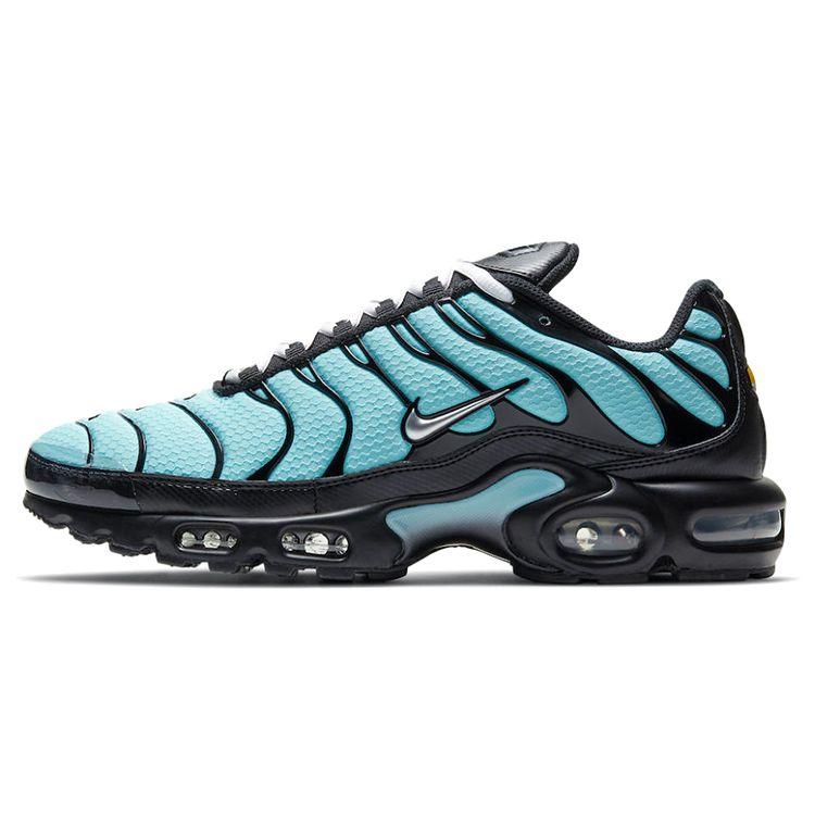 

Nike Air Max Plus Aqua Silver Men Sneakers Blue Metallic-Silver Black CV8838-400 40.5