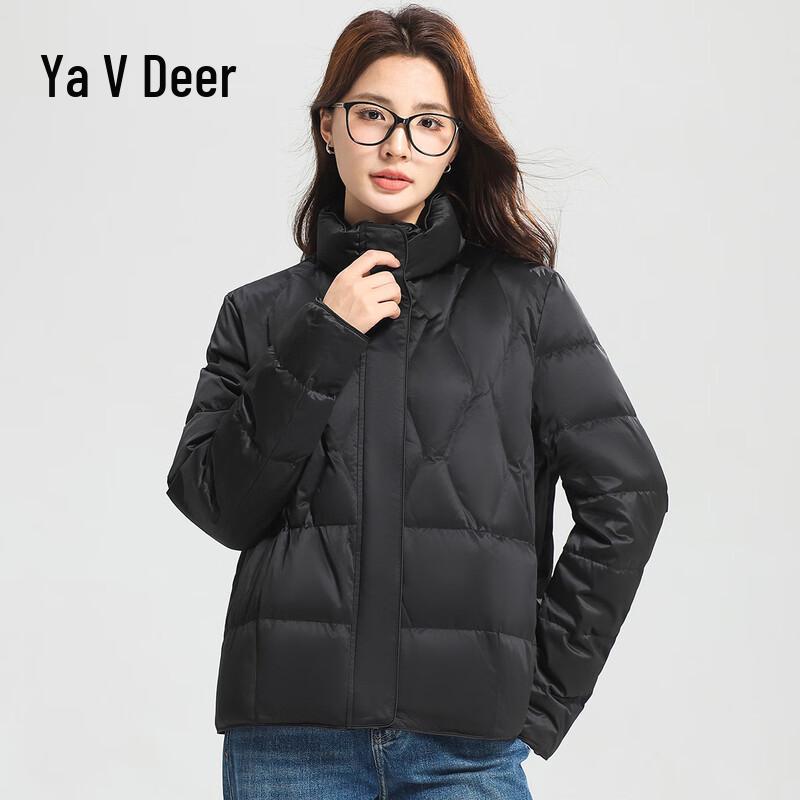 Yalu Women s 90% Duck Down Stand Collar Puffer Jacket L