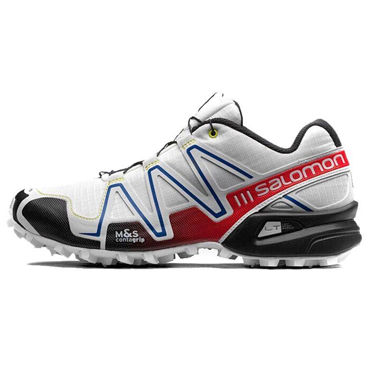 

SALOMON Speedcross 3 Тканевые Нескользящие Износостойкие Поддерживающие Баланс Амортизирующие Низкие Тренировочные Кроссовки Унисекс кроссовок Белый 413429 40