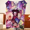 Coperta in Flanella S-Steven U-Universe-ee, Leggera e Accogliente, Resistente Lavabile carina Fresca