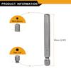 Hex Head Drill Bit Wrench 1.5/2/2.5/3/4/5/6/8/10/12mm Metric 1/4" Hex Shank Magnetic Hexagonal Screw Driver Socket Power Bits