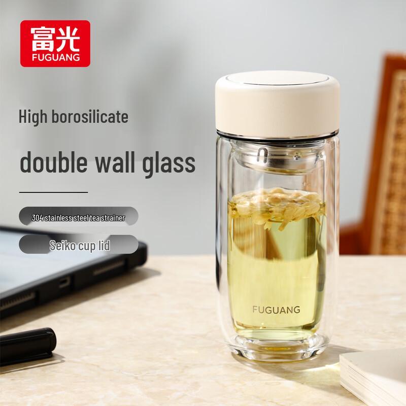 FGA Fuguang High Borosilicate Portable Tea Infuser Glass