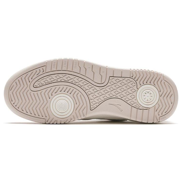 New Anta Wave Shoes Wear Resistant Low Top Skateboard Shoes Women's White 922348003-7