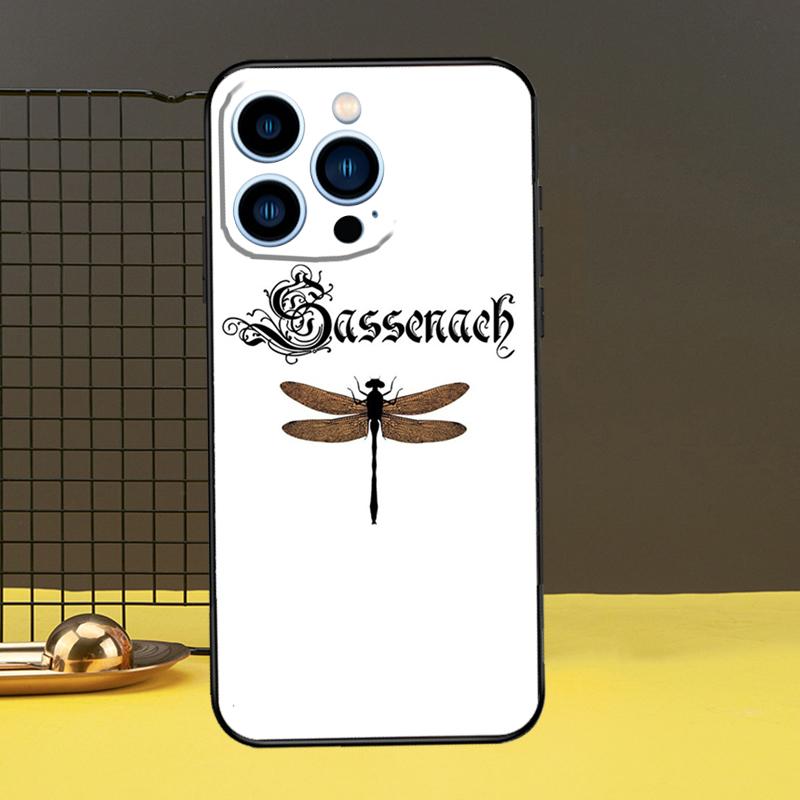 Outlander Sassenach Dragonfly Case For iPhone 16 15 14 13 12 11 Pro Max X XR XS 7 8 Plus 12 13 Mini Bumper Cover