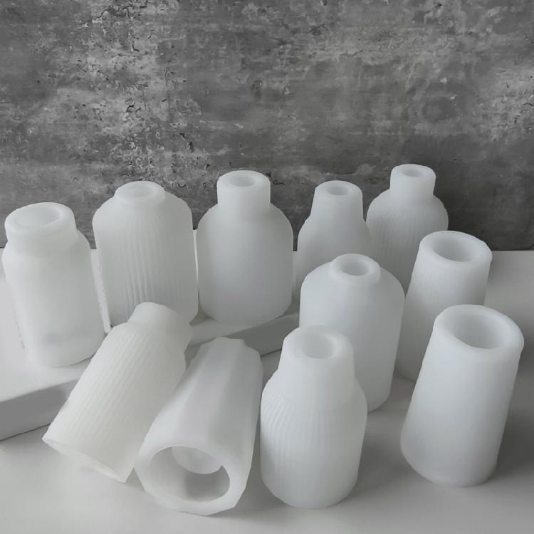 Elegant Designs Sturdy Silicone Molds for Vase Crafting Use with Resin Plaster or Concrete for Artistic Creation
