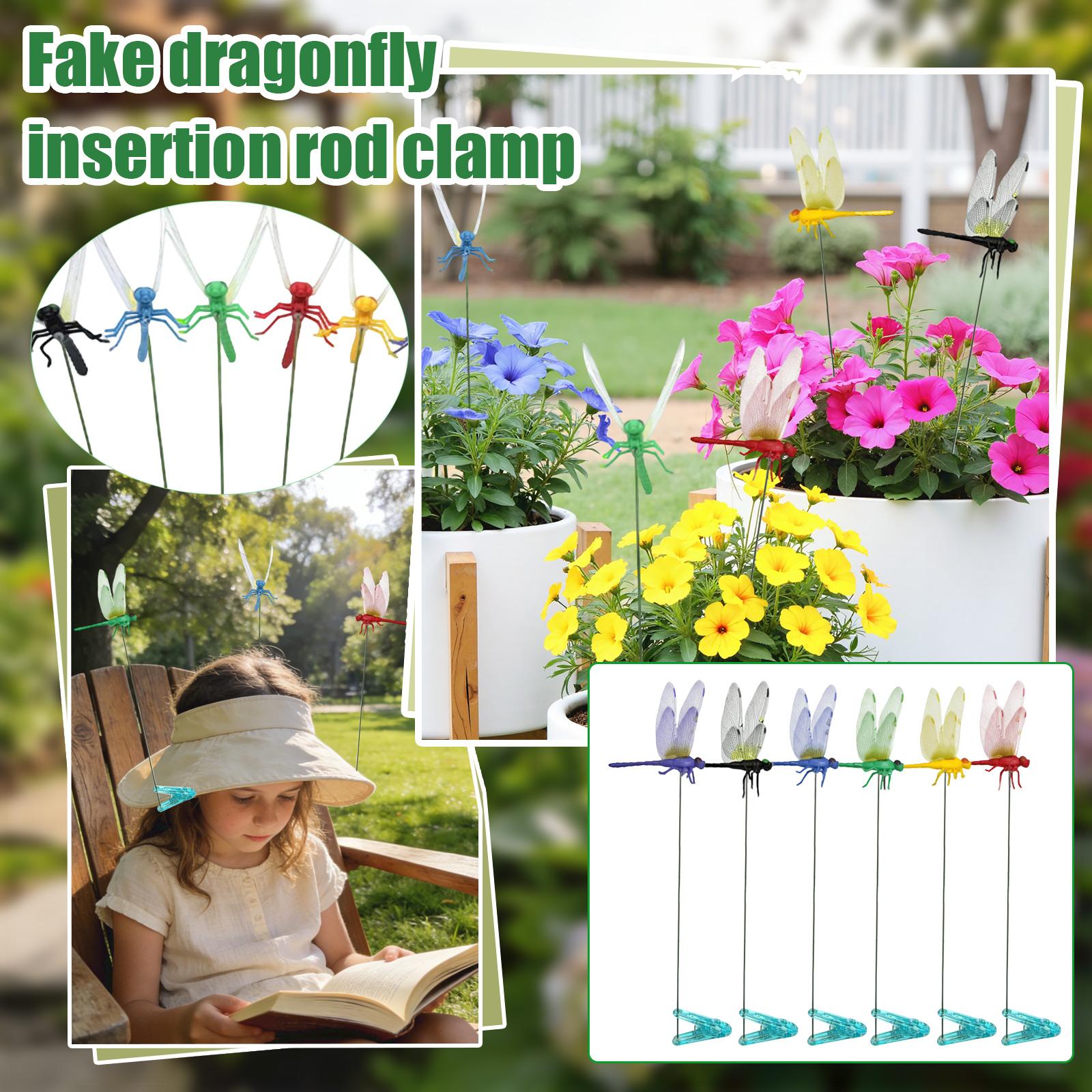 

Indoor And Outdoor Fake Pole Clamps, Clips Insect , 3D Artificial Hat Clips, Simulating Yard Decoration Gardening One Size