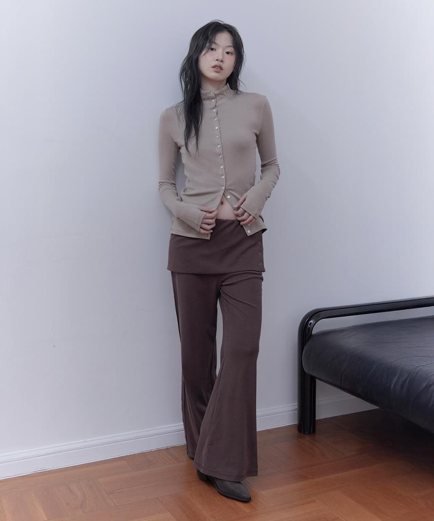 Haebeueoweil Layered Skirt Pants (Br)