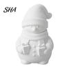 Customizable Festival Souvenirs 3D Printed Snowman Figurine Holding Gift Boxes, DIY Paintable Christmas Hand Painted Box Decor Ornament, Cute