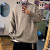 High Collar Sweater Men's Autumn and Winter Warm Solid Size Underlay Knit Shirt