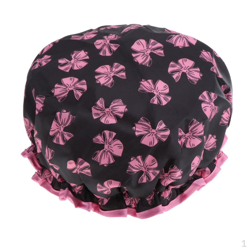 

Шапка с цветочным принтом для ванны для волос для взрослых D