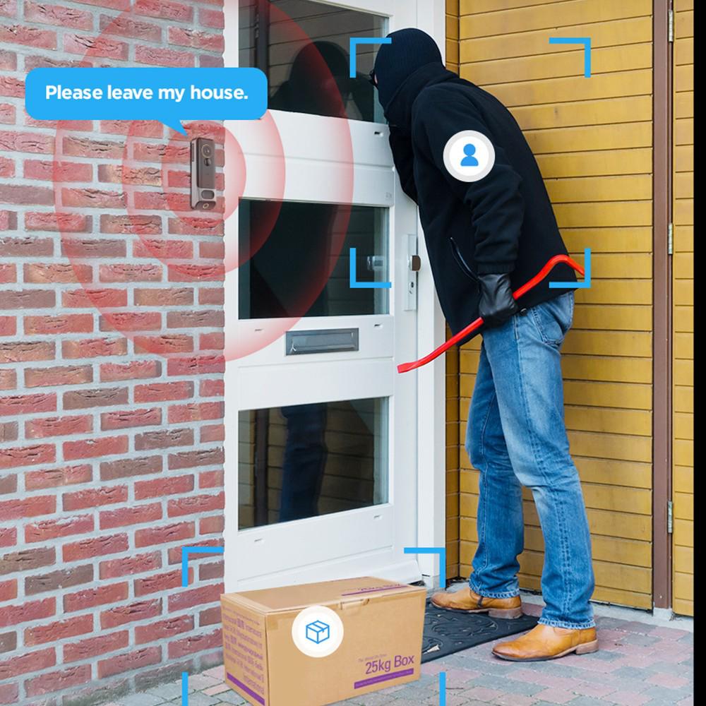 Dual-Lens G50 WiFi Smart Doorbell with Full-Color Video & Two-Way Audio