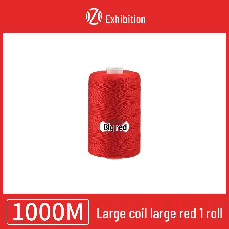 Polyester Sewing Thread - 1000 Yards for Garments & Crafts, Assorted Colors, Small Spool