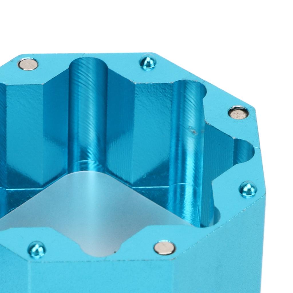 Cue Chalk Box Holder Aluminium Alloy Octagonal Billiard Chalk Case for Billiards Accessory