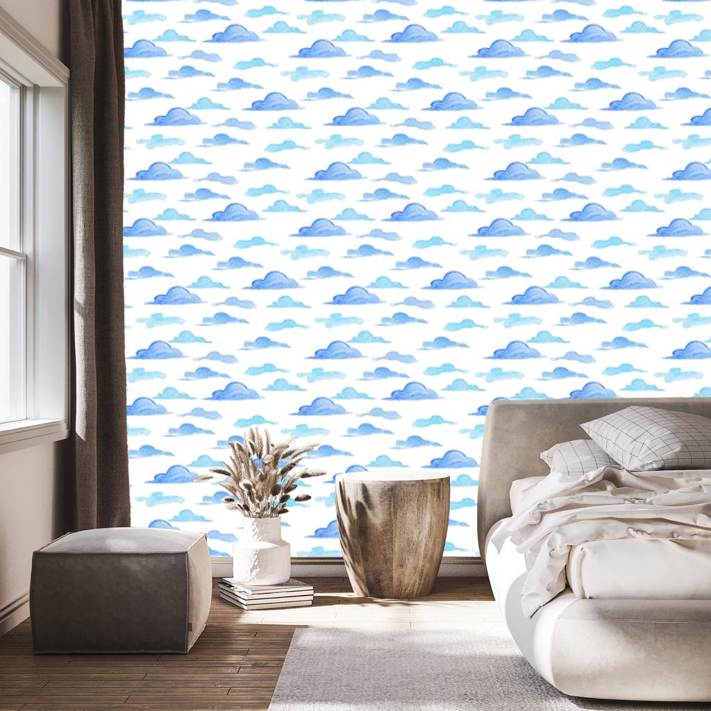 Clouds wallpaper for living room and bedroom 50x1000