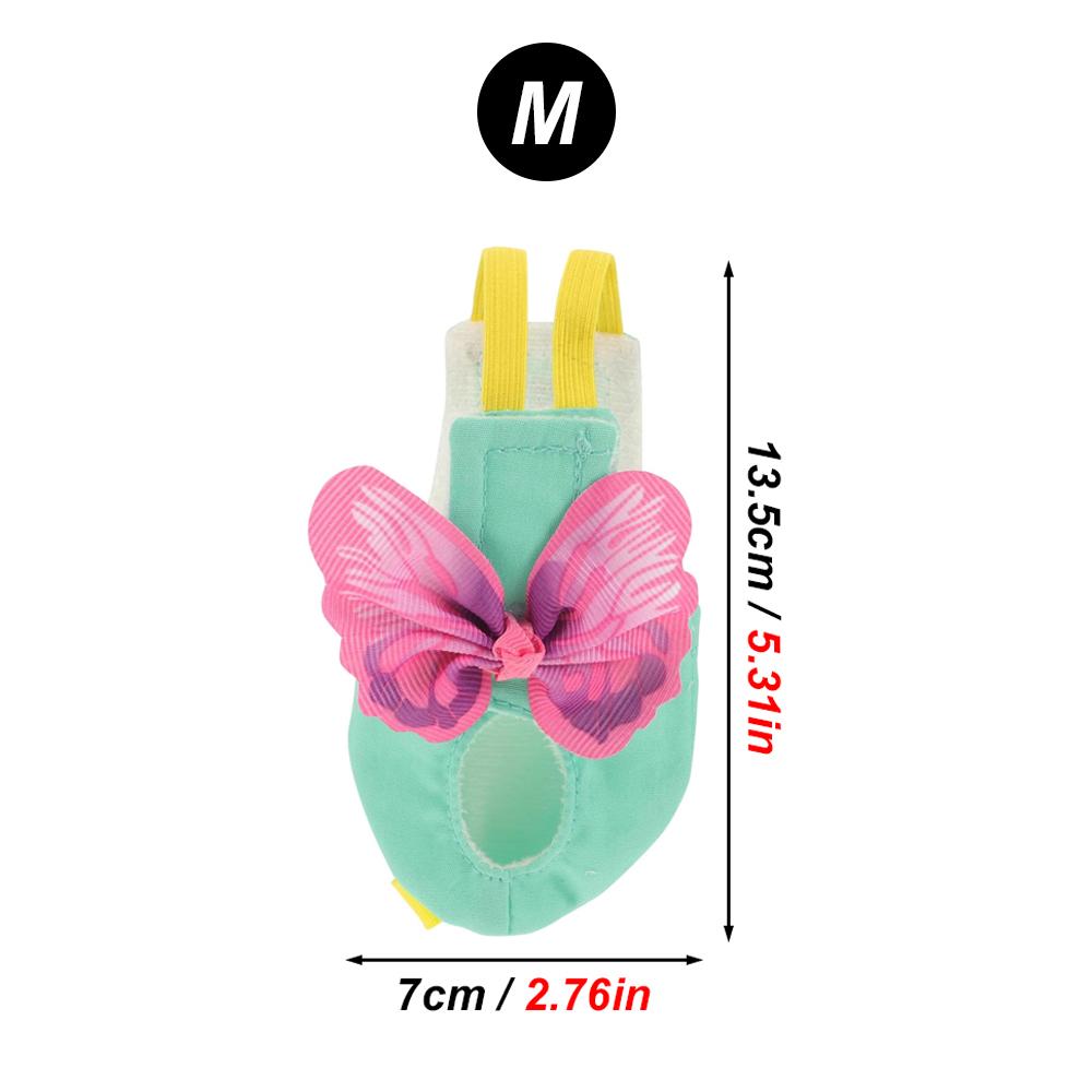 1PC Parrot Vest Harness Decorative Bow Adjust Bird Harness Without Leash for Pet Bird Cockatiels Budgies Outdoor Training Flying