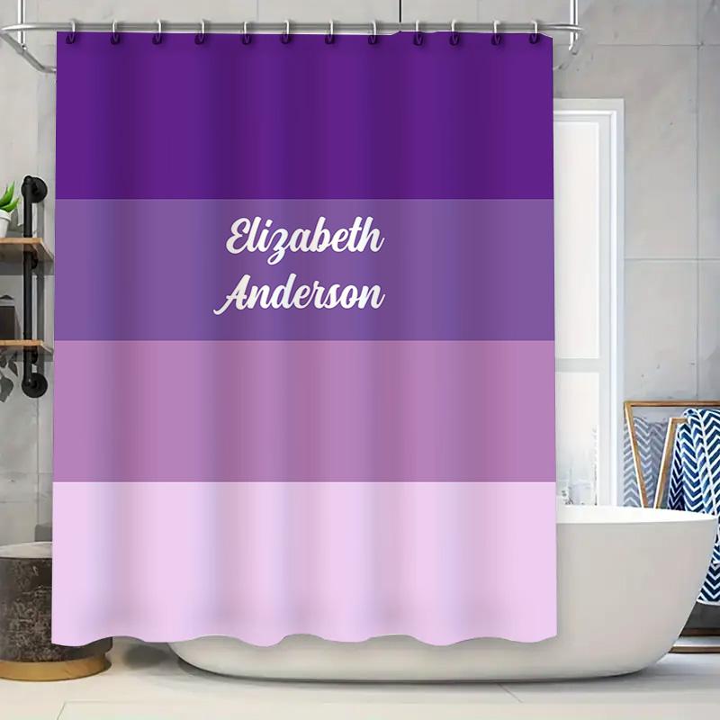 

Luxury Shower Curtain Printing Blue Dome Church Sea View Bath Decor Waterproof Fabric For Bathroom Decoration Size Customizable W60H190(CM)-1 Pcs