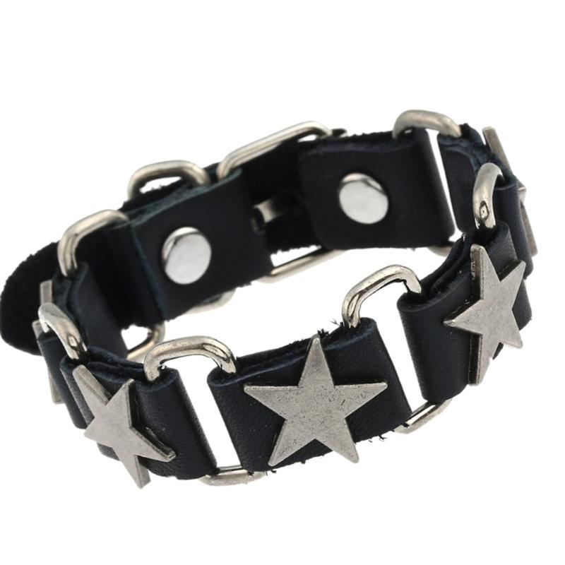 Star Shape Buckle Wristband Adjustable Bracelet Comfortable Jewelry Valentines