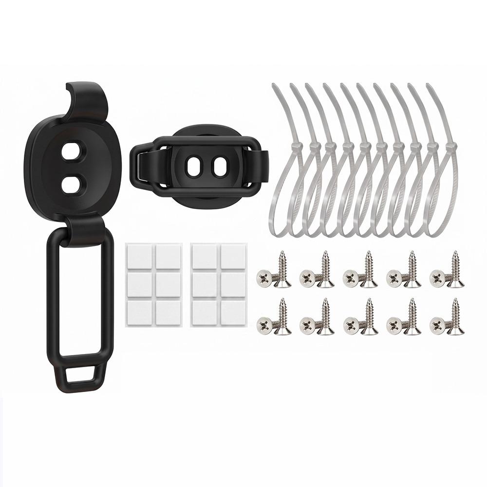 10 Pack Self-Adhesive Desktop Cable  Management Elastic Cord Organizer Cable Clips  Indoor