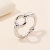 Scarf Button Clip Triple-Ring Alloy Scarf Clip Adjustable Multi-Functional Clasp with Non-Slip Snag-Free