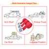 3pcs 2M Buckle Tie-Down Belt Cargo Straps for Car Motorcycle Bike with Metal Buckle Tow Rope Strong Ratchet Belt for Luggage Bag
