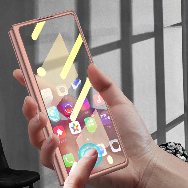 Samsung Fold2/W21 Full Protective Case with Integrated Frosted Glass Film