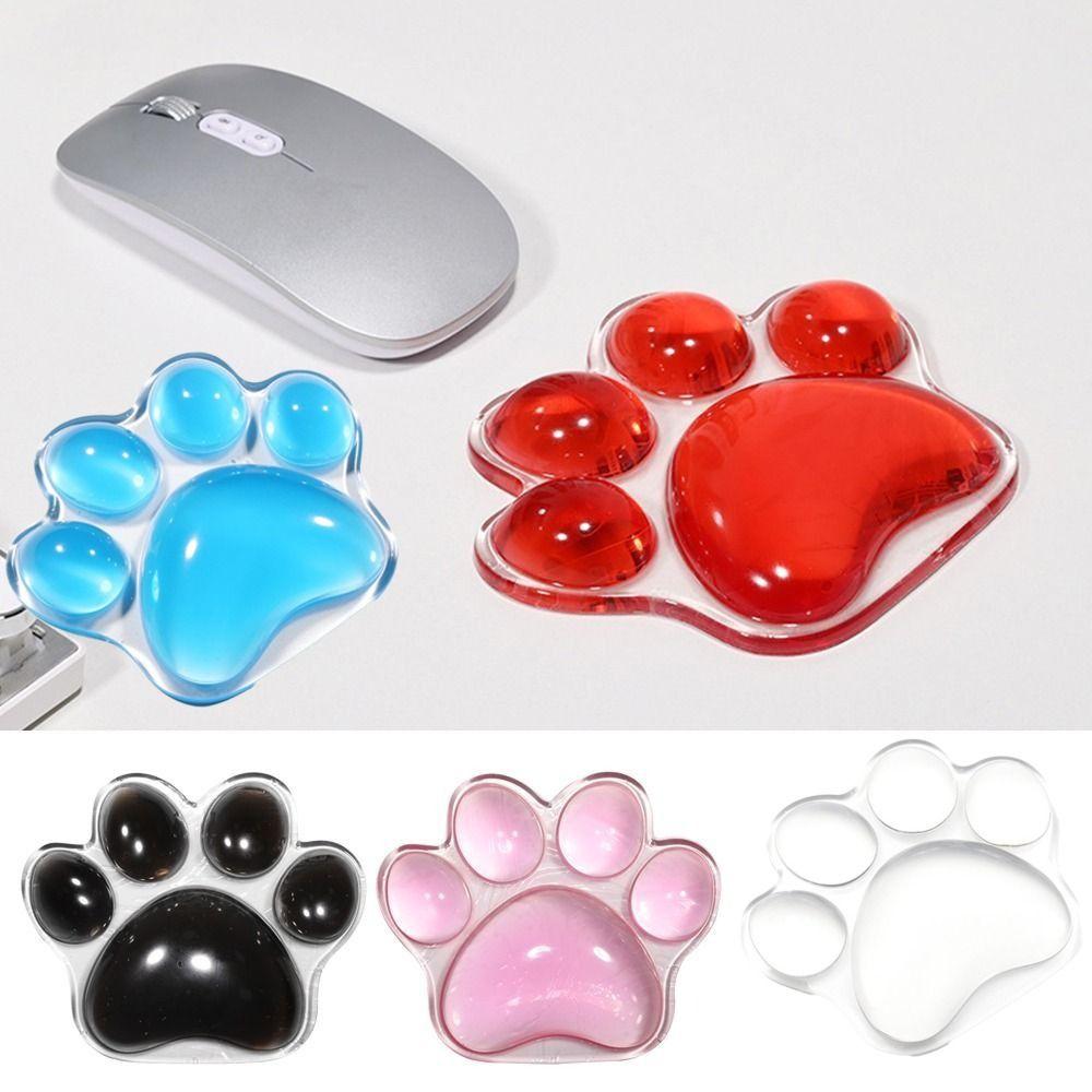 Non-Slip Wrist Rest Pad Cat's Paw Shaped Mouse Wrist Rest Cute Mouse Pad