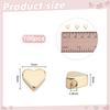 100Pcs Brass Beads, Long-Lasting Plated, Heart, Real 18K Gold Plated, 6x7x3mm, Hole: 1.8mm