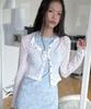Overdueflair Lace Snap Cardigan_White