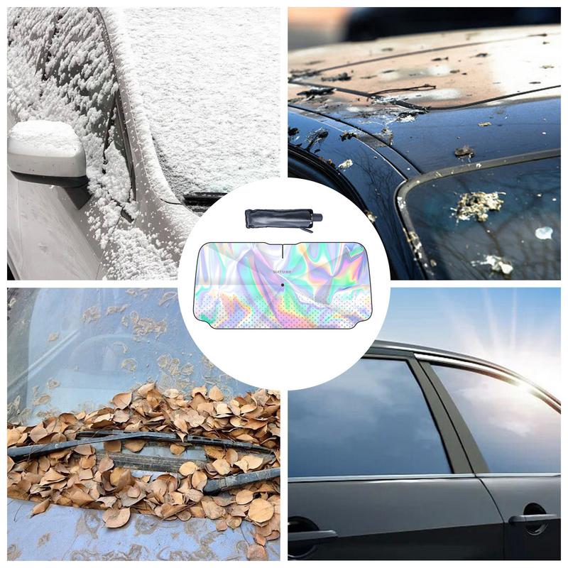 Sun Shade For Windshield Windshield Sun Shades Sunshades For Car Sun Cover For Car Windshield Foldable Automotive Windshield