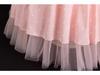 Neuer Stil Teenager Brautjungfern Mädchen Formelles Netzkleid für Abschlussfeier, Aufführung und Chor