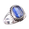 Natural Kyanite Gemstone Handmade 925 Solid Sterling Silver Gift Ring S.7 A8I92