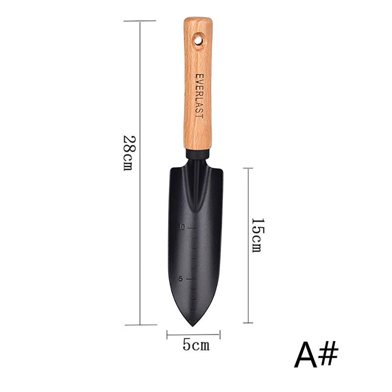 Carbon Steel Garden Shovel Flower Planting Shovel Garden Wooden  Handle Gardening Hand Tools Tao Hua Yuan Tools