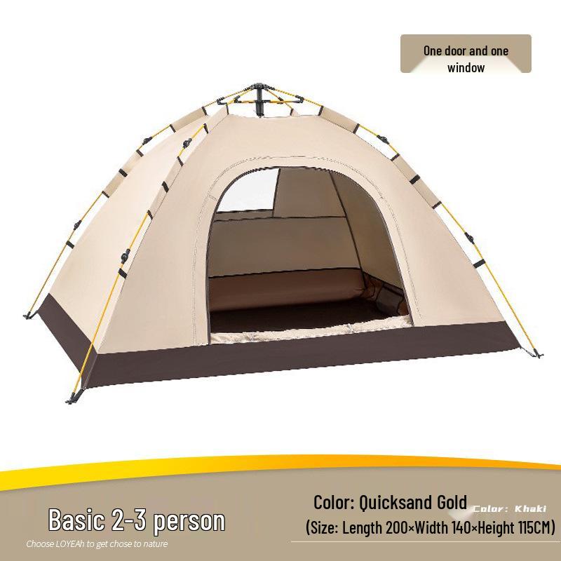 Automatic Pop-up Waterproof Anti-mosquito Camping Tent with UV Protection