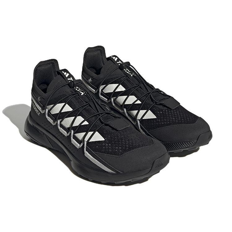 Adidas Voyager 21 Fabric Slip-Resistant Durable Lightweight Low-Top Outdoor Functional Shoes Unisex Shoes Black HP8612
