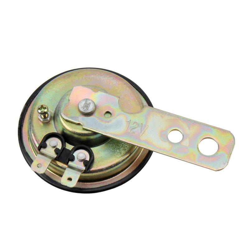 Motorcycle Horn 12V 48-60V Super Loud Waterproof Round Speaker Universal Scooter Motorbike E-Bikes Mopeds Electric Accessories