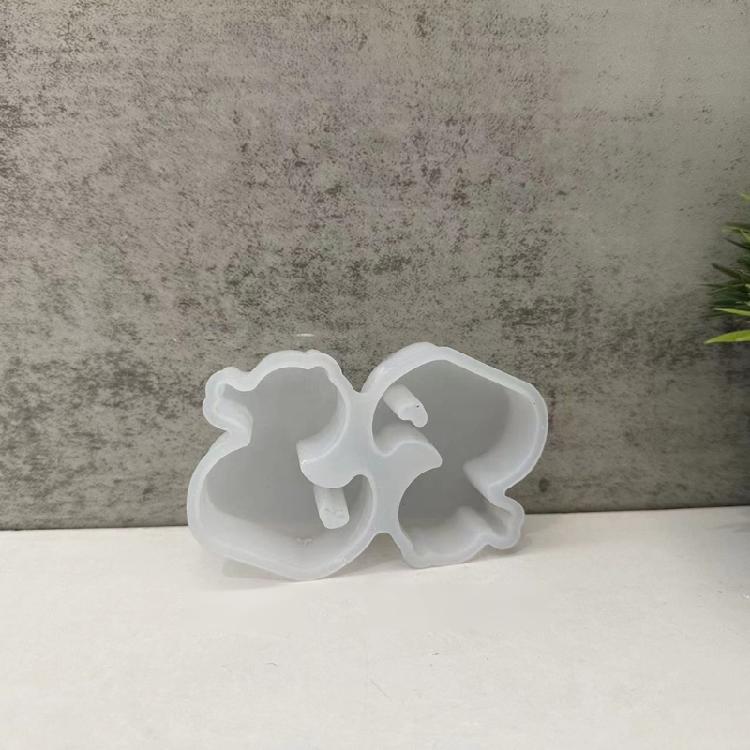 Duck Figurine Silicone Candle Molds Epoxy Resin Molds for Candle Soap Making Fondant Chocolate Mould for Cake Baking