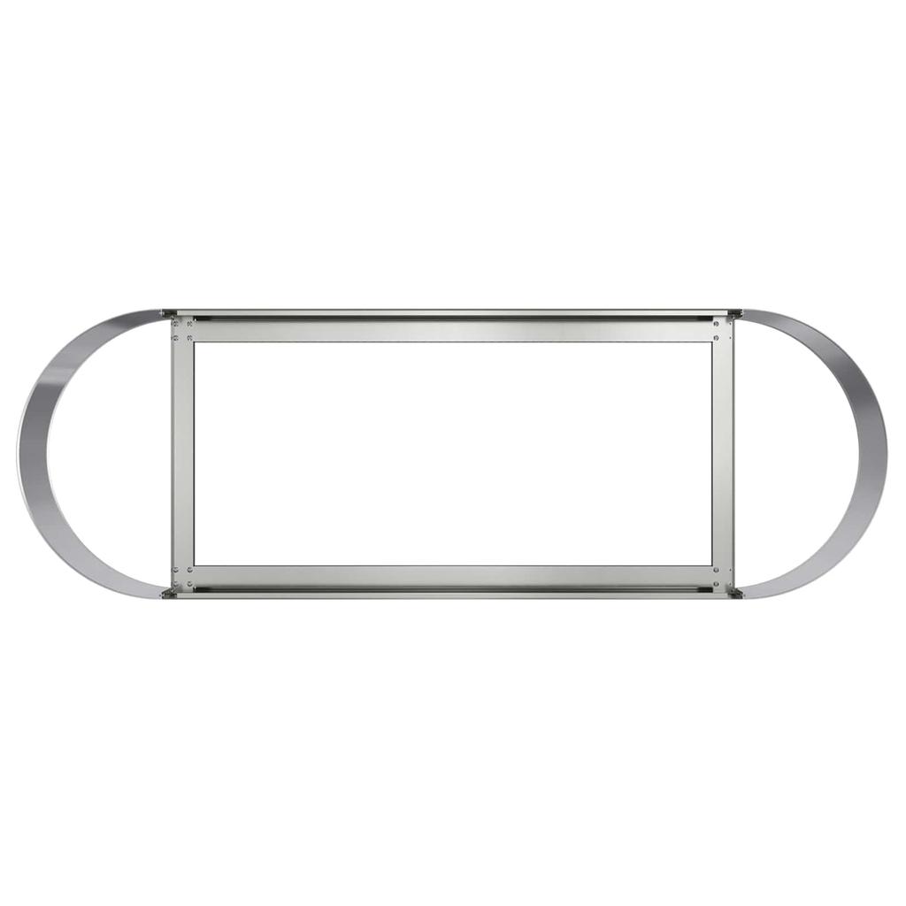 Raised Garden Bed Galvanized Steel 120 X 40 X 40 Cm