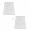 2pcs 100 Mesh Mesh Filter Bag Nylon Straining Bag Reusable Wine Filter Bag  Cider Making