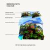 Minecraft Cotton Boys' Duvet & Bedding Set – 3 Pieces for Student Dorms