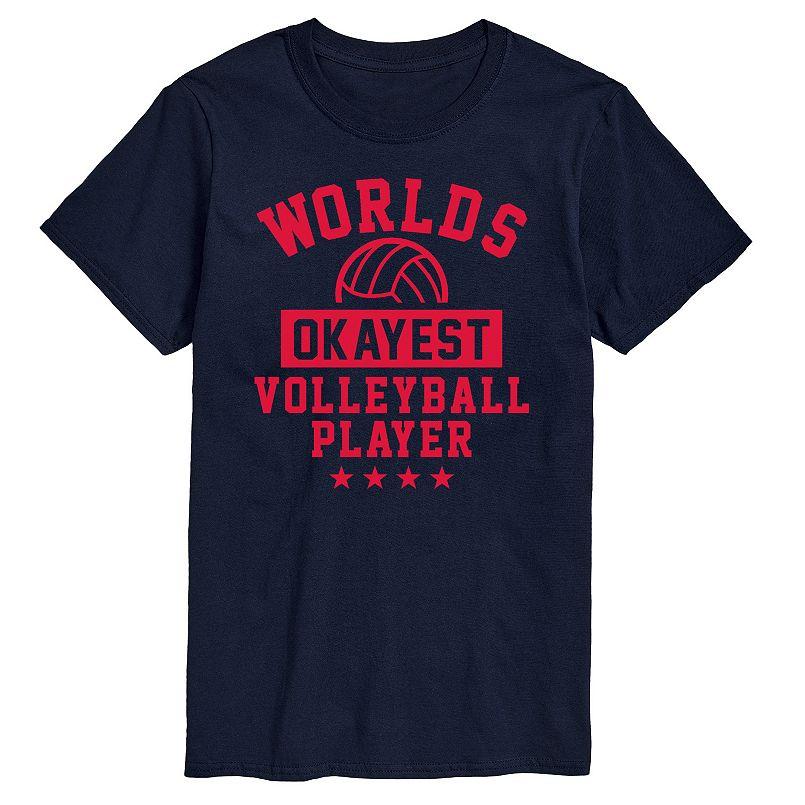 Men s Worlds Okayest Volleyball Tee S