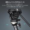 SmallRig CT210 Video Tripod with Leveling Base and Video Head Tripod Height Up To Load Capacity Camera Monopod Height Up To Aluminum Compatible with