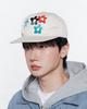 THEMUSEUMVISITOR Five Flower Arch Logo Ball Cap (Light Beige)