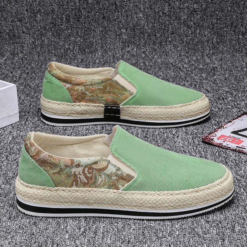 

Cloth shoes men s summer men s shoes one pedal old Beijing fisherman shoes men s casual trendy shoes students 44