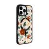 For iPhone 15 Pro Christmas Series Magnetic Case EYCASE Pattern Print TPU + Acrylic Cover Compatible with MagSafe