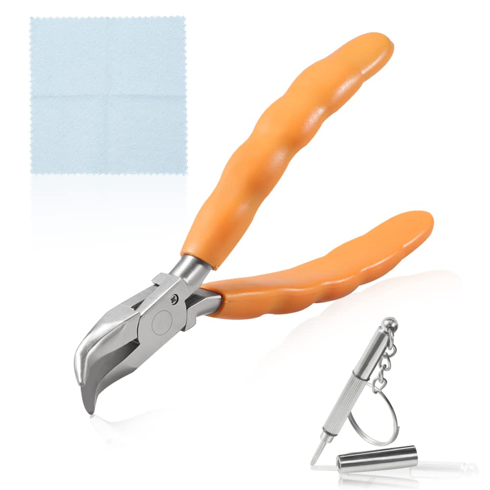 

SPEEDWOX Stainless Steel Eyeglass Bent Nose Adjustment 158mm Optical Tool for Eyeglass and Adjustment Pliers, Pliers, Pliers, Repair, Assembly, оранжевый